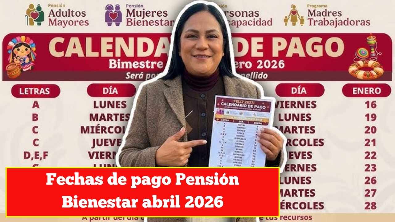 Fechas de pago Pensión Bienestar abril 2026: calendario detallado para beneficiarios adultos mayores